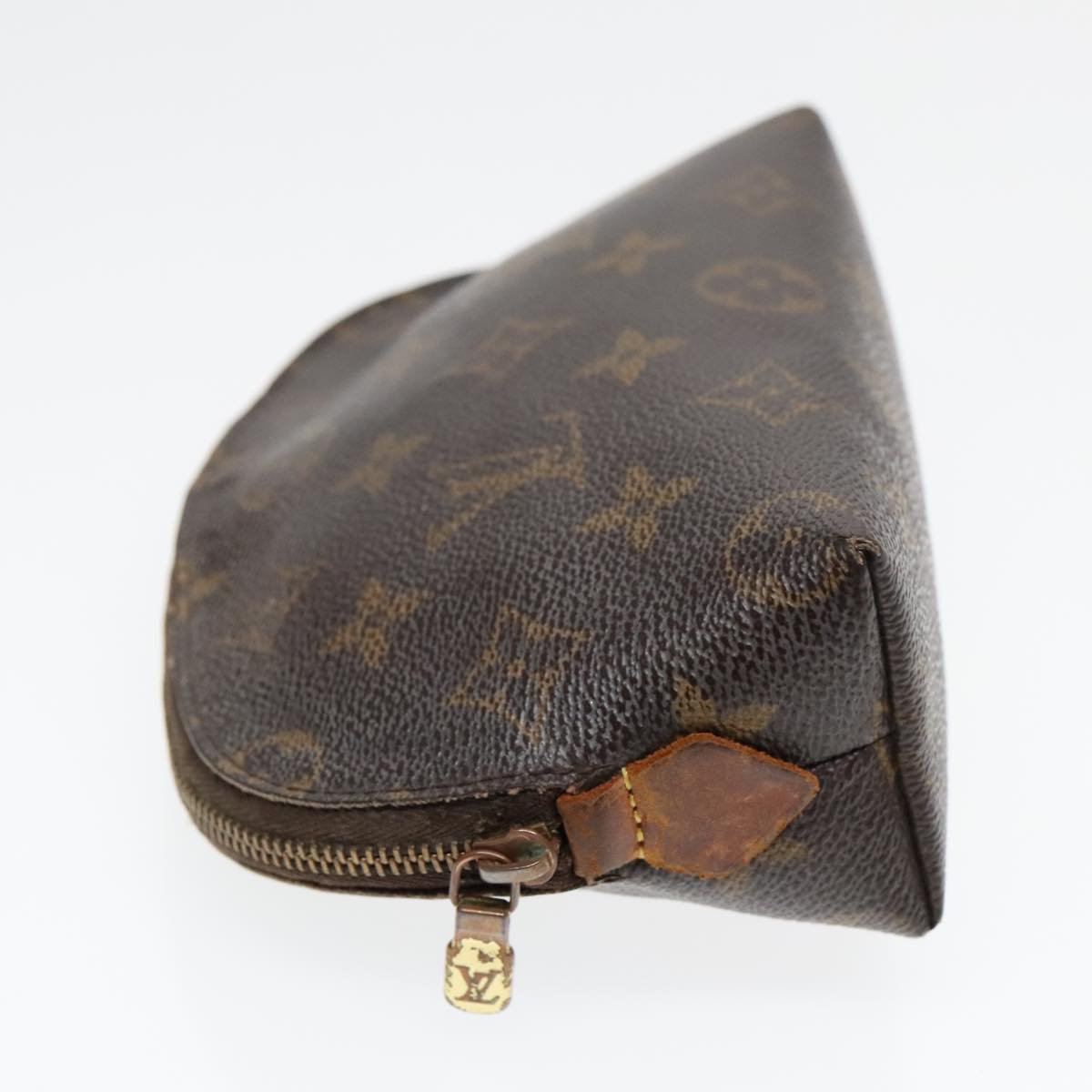 LOUIS VUITTON Monogram Pochette Cosmetic PM Cosmetic Pouch M47515 LV Auth 92887