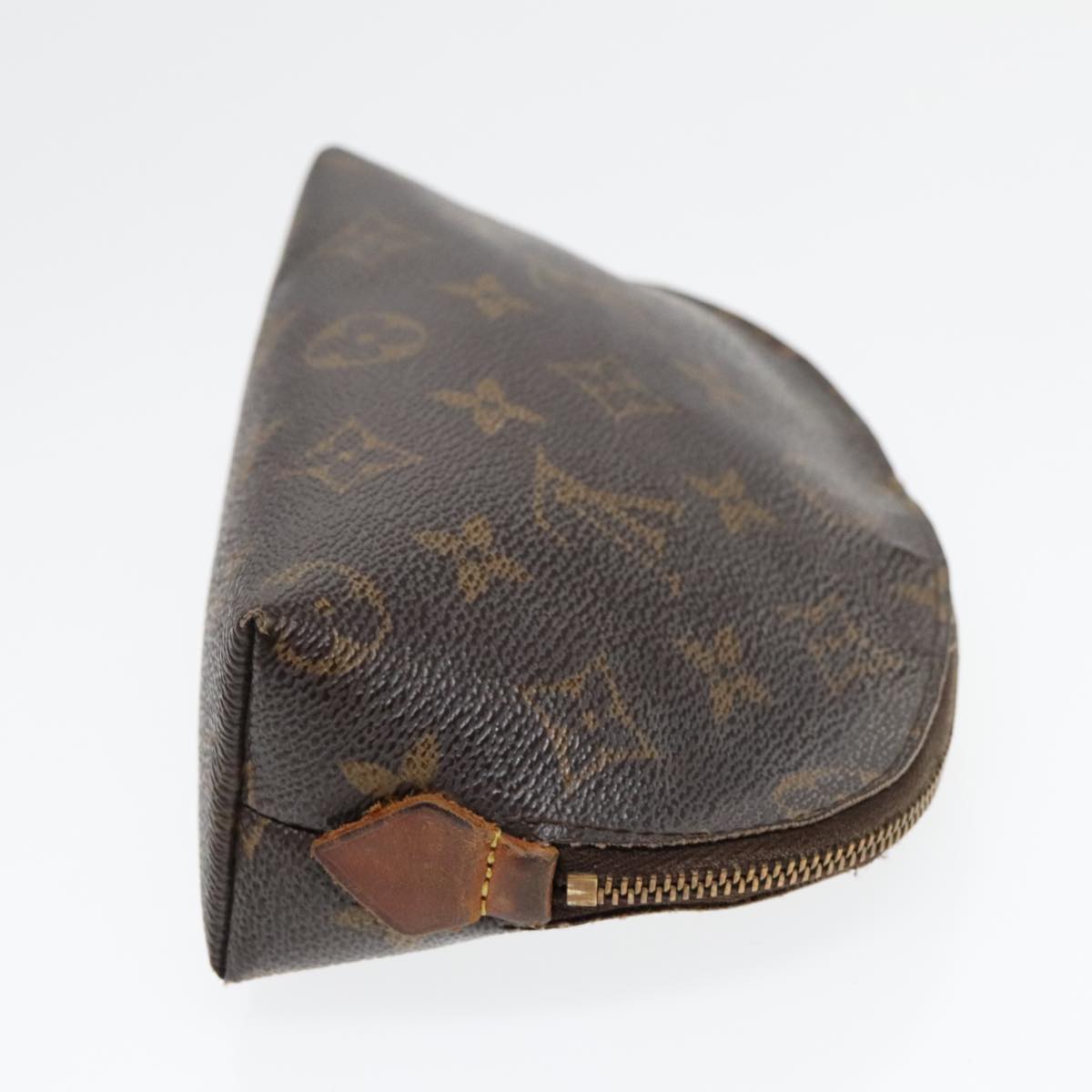 LOUIS VUITTON Monogram Pochette Cosmetic PM Cosmetic Pouch M47515 LV Auth 92887