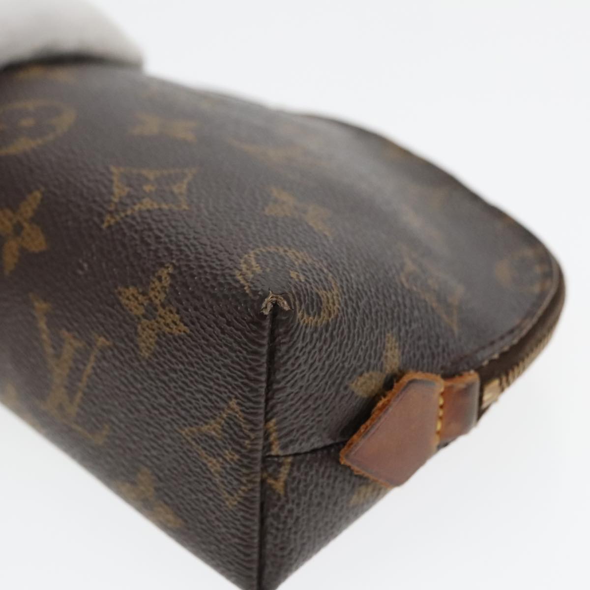 LOUIS VUITTON Monogram Pochette Cosmetic PM Cosmetic Pouch M47515 LV Auth 92887