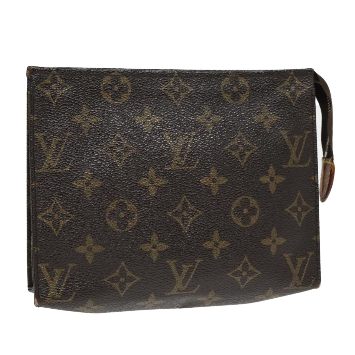 LOUIS VUITTON Monogram Poche Toilette 19 Pouch M47544 LV Auth 92891