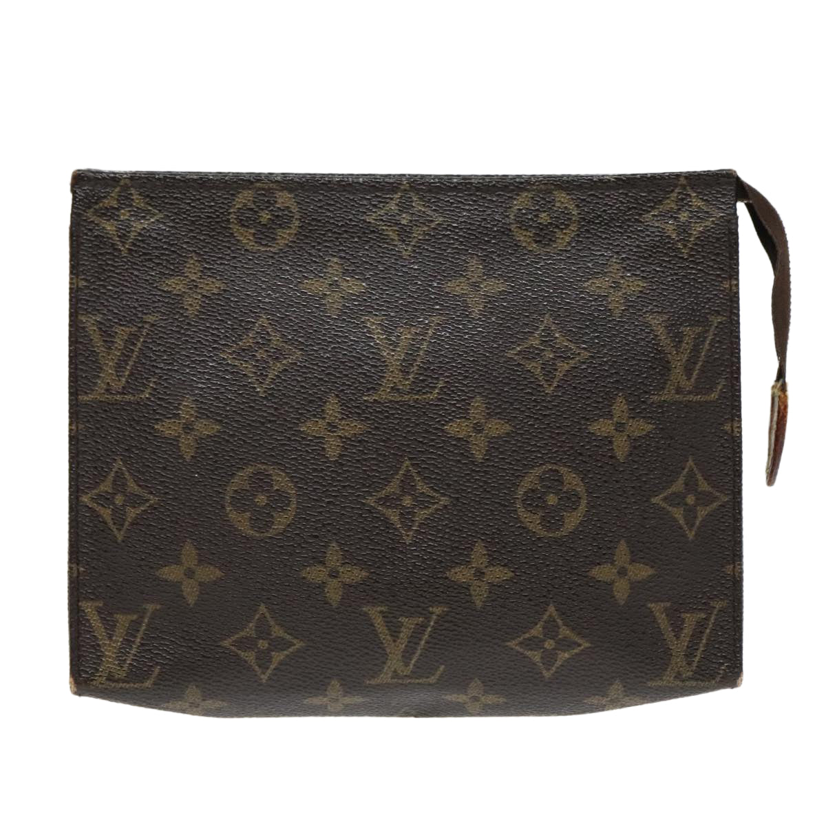 LOUIS VUITTON Monogram Poche Toilette 19 Pouch M47544 LV Auth 92891