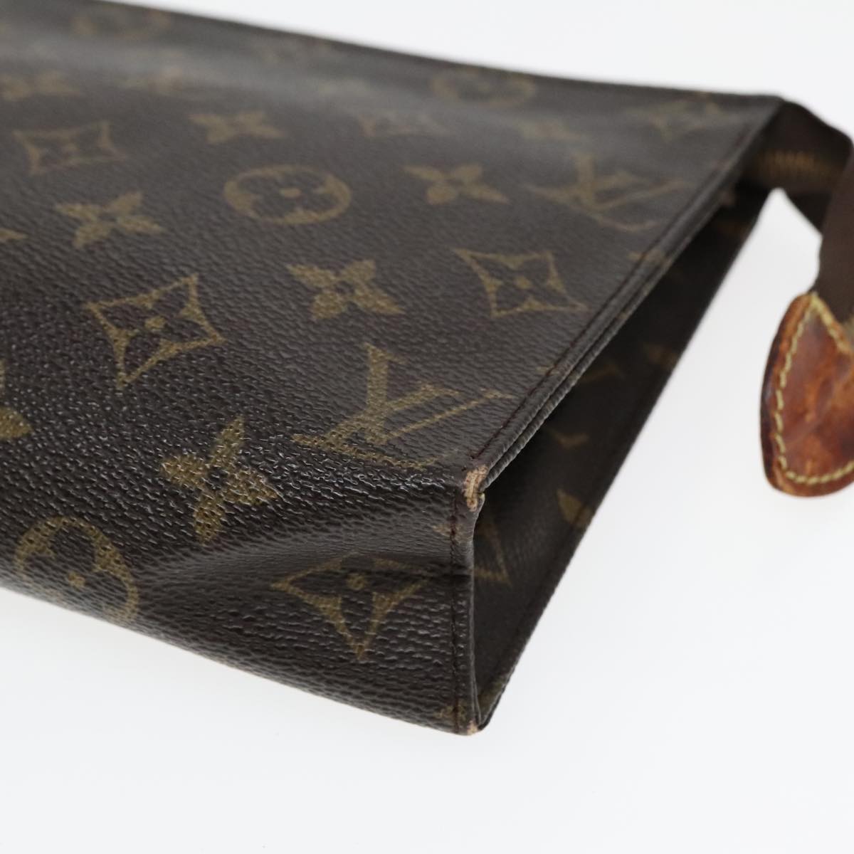 LOUIS VUITTON Monogram Poche Toilette 19 Pouch M47544 LV Auth 92891