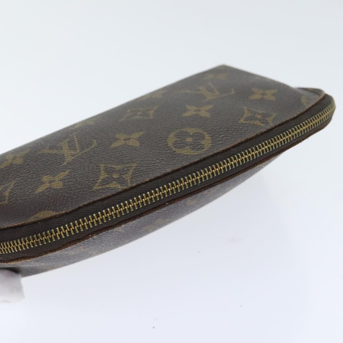 LOUIS VUITTON Monogram Pochette Cosmetic PM Cosmetic Pouch M47515 LV Auth 92892