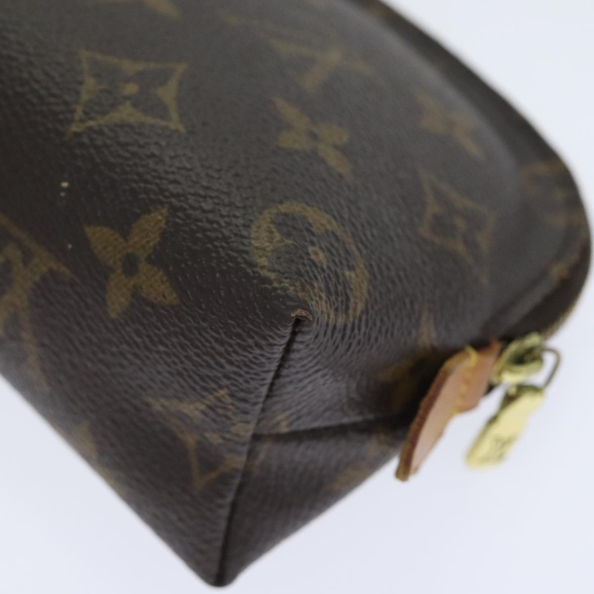 LOUIS VUITTON Monogram Pochette Cosmetic PM Cosmetic Pouch M47515 LV Auth 92892