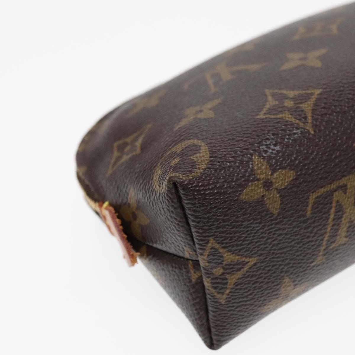 LOUIS VUITTON Monogram Pochette Cosmetic PM Cosmetic Pouch M47515 LV Auth 92893