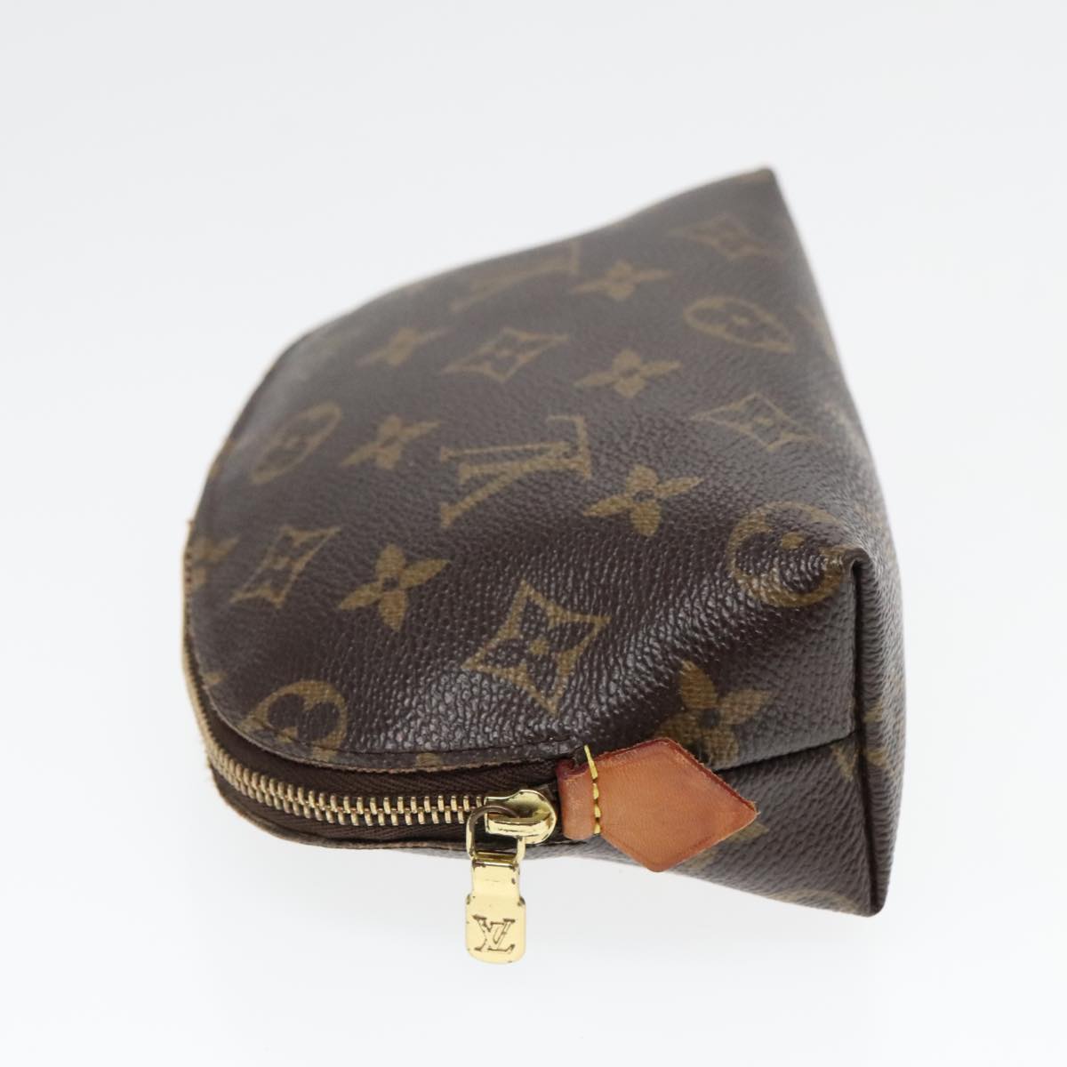 LOUIS VUITTON Monogram Pochette Cosmetic PM Cosmetic Pouch M47515 LV Auth 92893