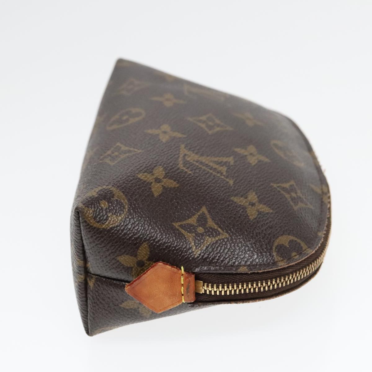 LOUIS VUITTON Monogram Pochette Cosmetic PM Cosmetic Pouch M47515 LV Auth 92893