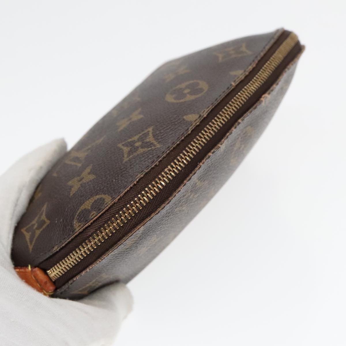 LOUIS VUITTON Monogram Pochette Cosmetic PM Cosmetic Pouch M47515 LV Auth 92893