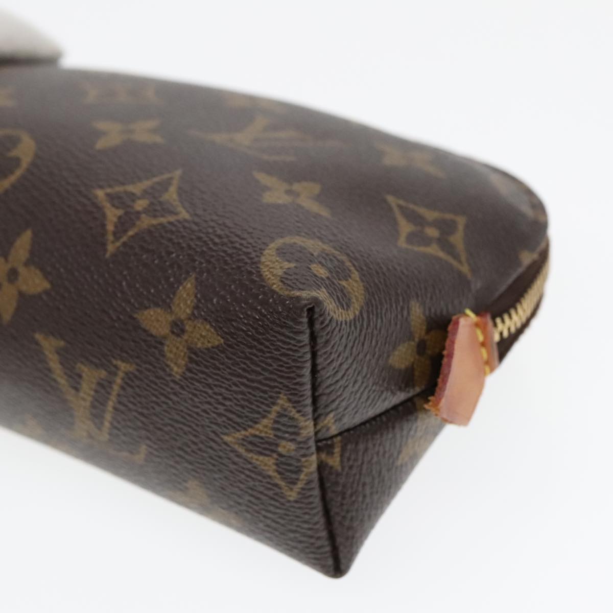 LOUIS VUITTON Monogram Pochette Cosmetic PM Cosmetic Pouch M47515 LV Auth 92893