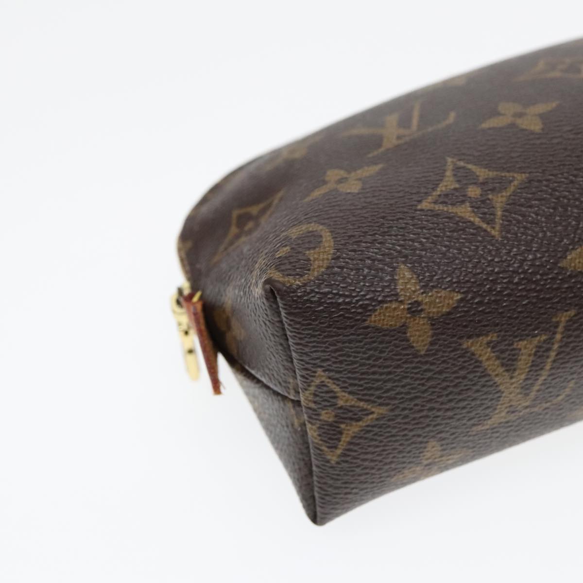 LOUIS VUITTON Monogram Pochette Cosmetic PM Cosmetic Pouch M47515 LV Auth 92893