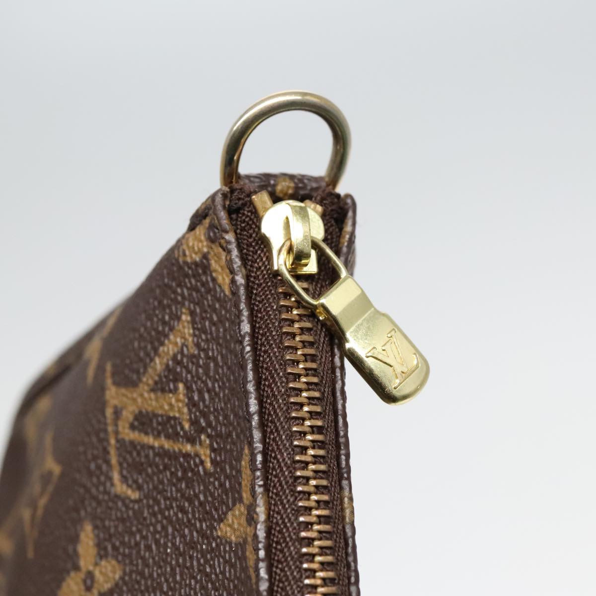 LOUIS VUITTON Monogram Pochette Accessoires Pouch M51980 LV Auth 92894