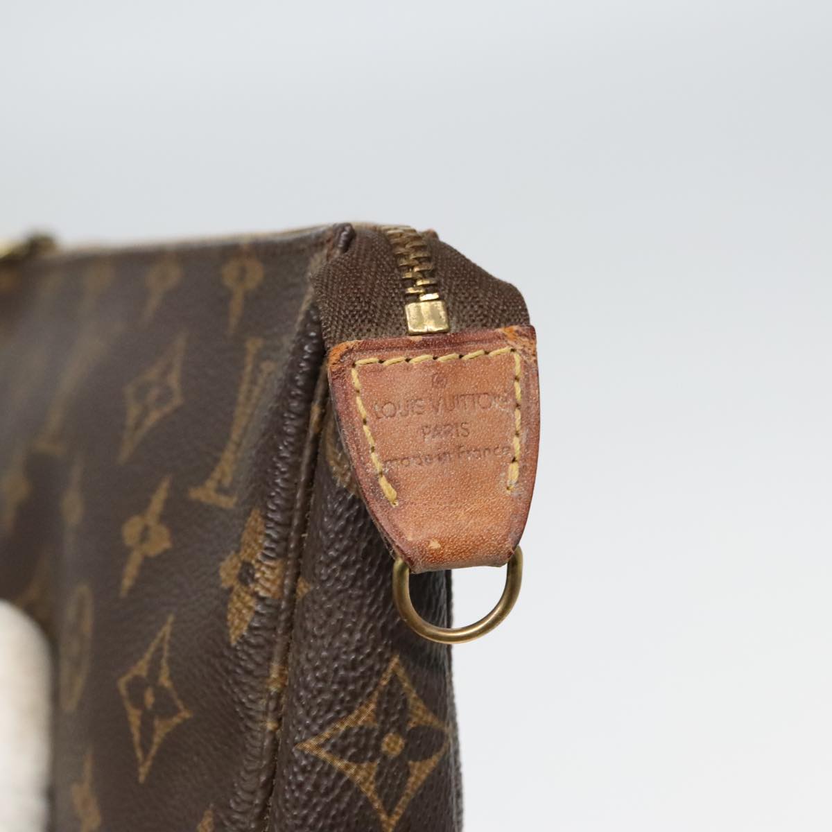 LOUIS VUITTON Monogram Pochette Accessoires Pouch M51980 LV Auth 92895