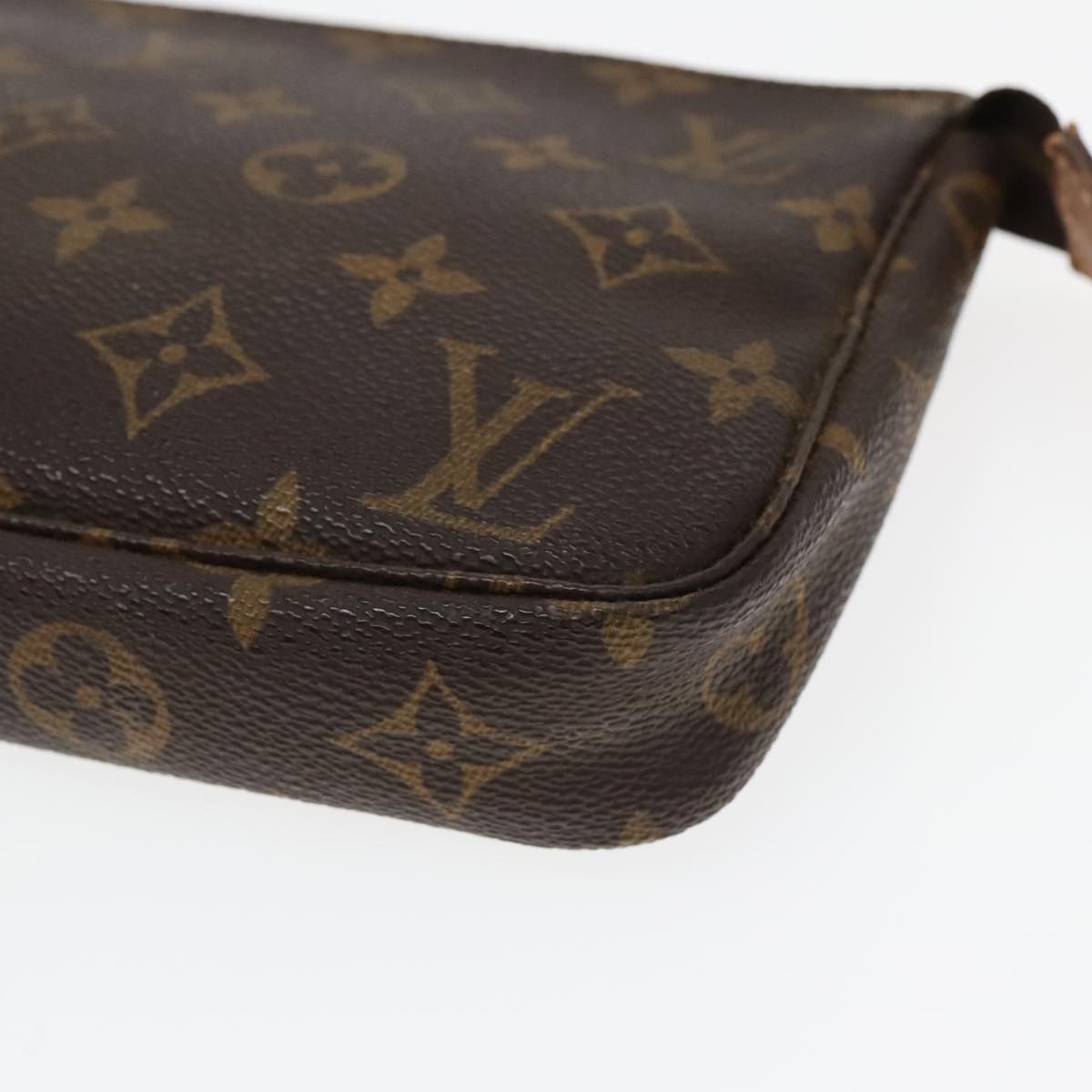 LOUIS VUITTON Monogram Pochette Accessoires Pouch M51980 LV Auth 92895