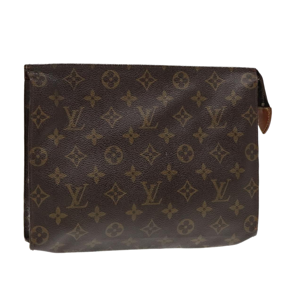 LOUIS VUITTON Monogram Poche Toilette 26 Pouch M47542 LV Auth 92897