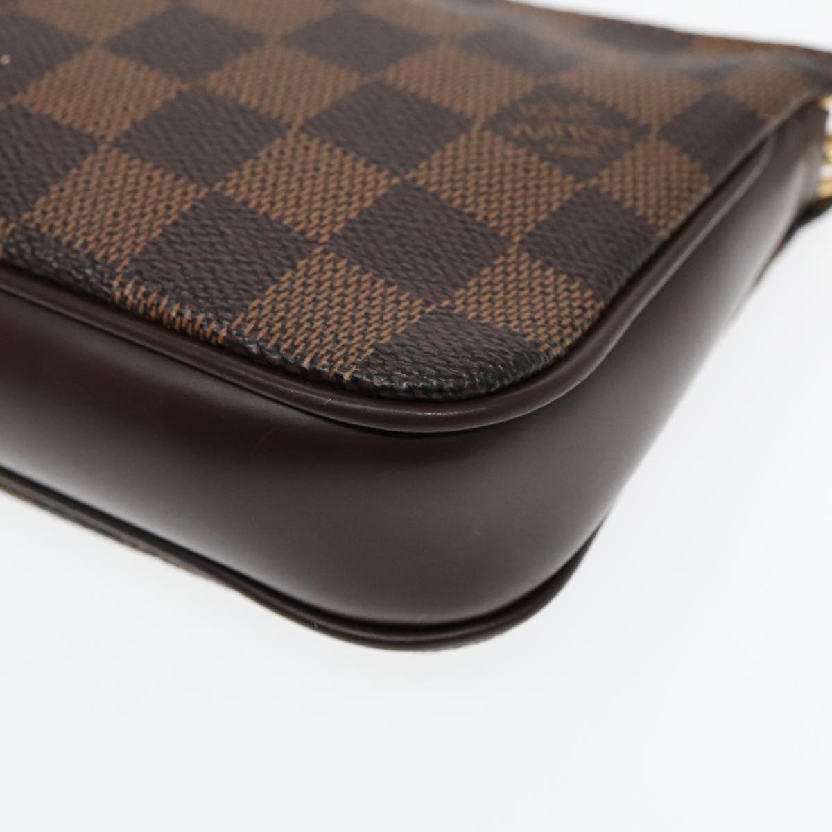 LOUIS VUITTON Damier Ebene Navona Accessory Pouch N51983 LV Auth 92903