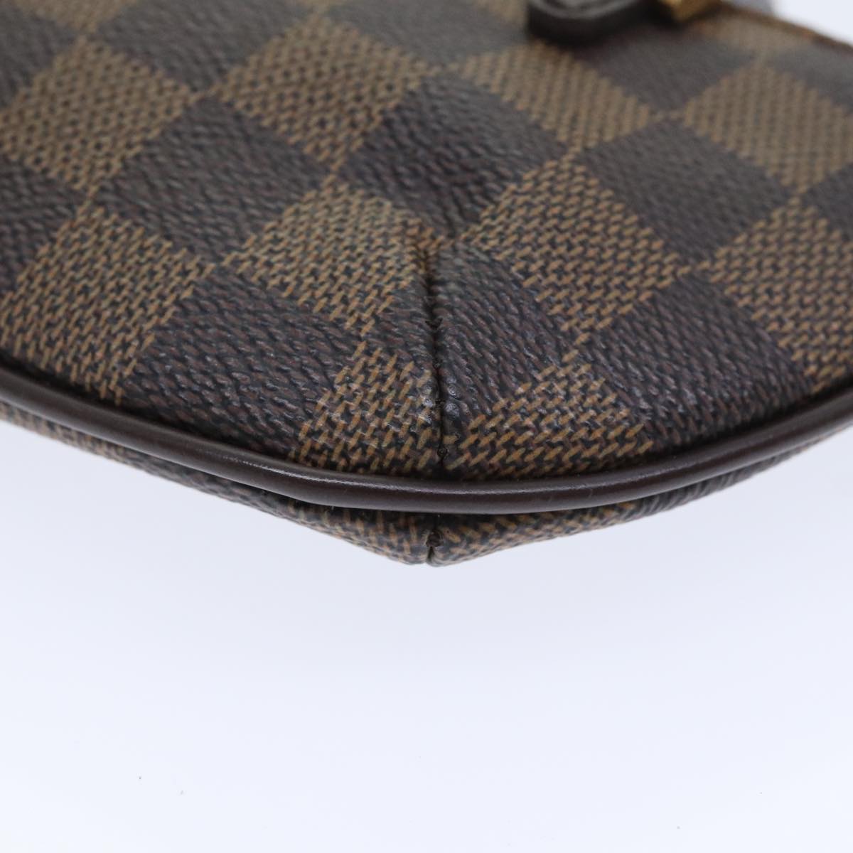 LOUIS VUITTON Damier Ebene Manosque GM Accessory Pouch N51120 LV Auth 92904