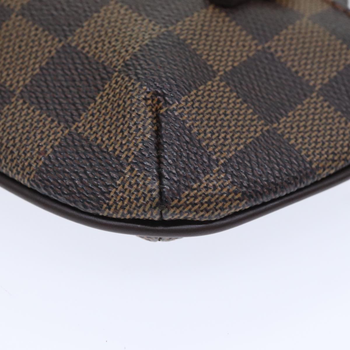 LOUIS VUITTON Damier Ebene Manosque GM Accessory Pouch N51120 LV Auth 92904