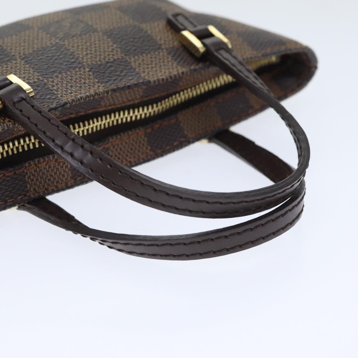 LOUIS VUITTON Damier Ebene Manosque GM Accessory Pouch N51120 LV Auth 92904