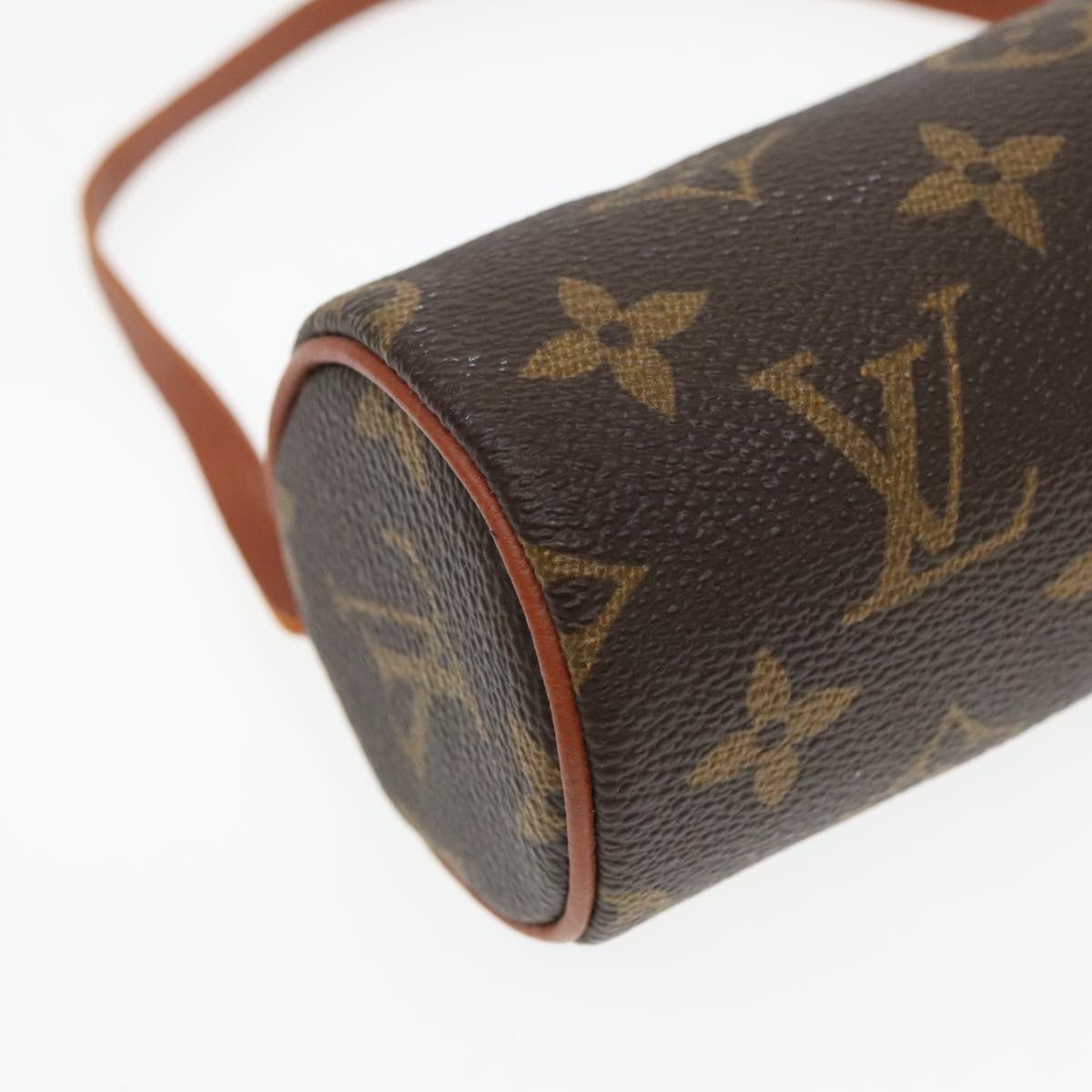 LOUIS VUITTON Monogram Papillon Pouch LV Auth 92905