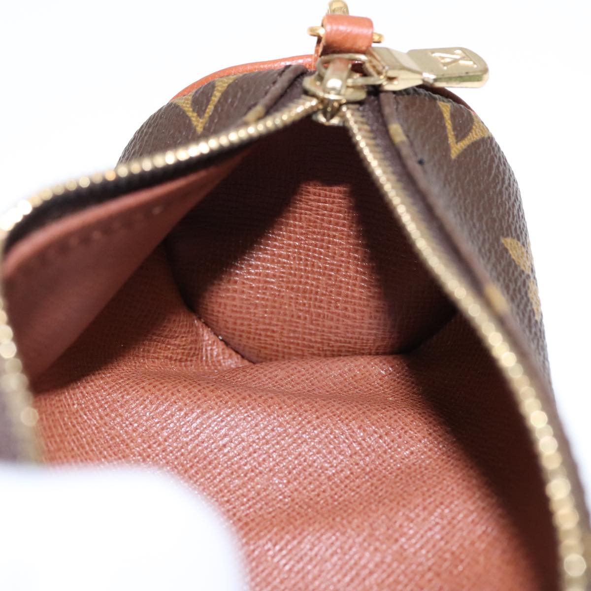 LOUIS VUITTON Monogram Papillon Pouch LV Auth 92905