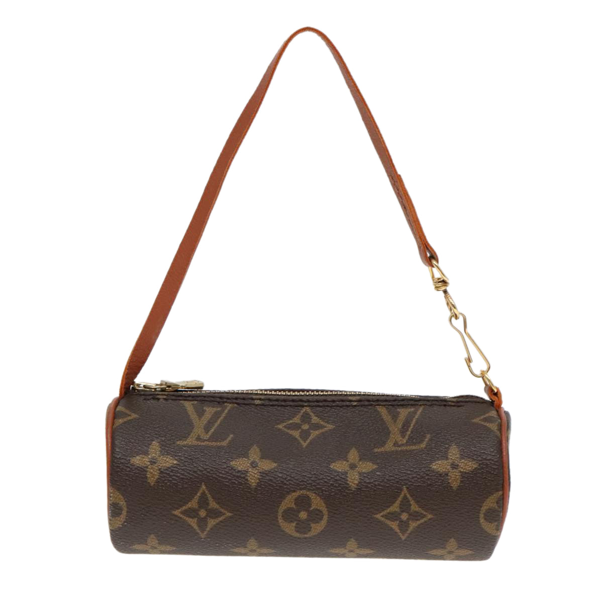 LOUIS VUITTON Monogram Papillon Pouch LV Auth 92905