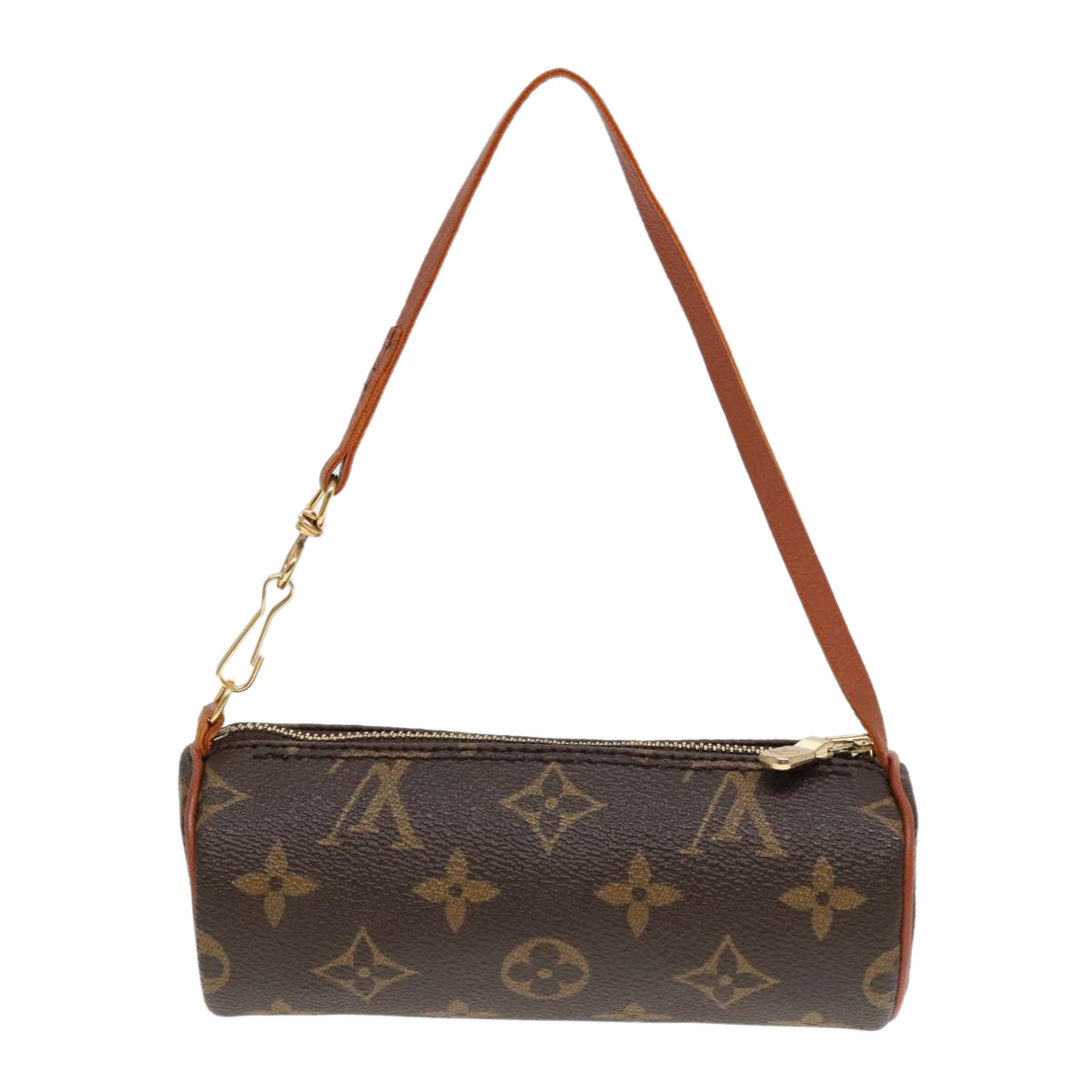 LOUIS VUITTON Monogram Papillon Pouch LV Auth 92905