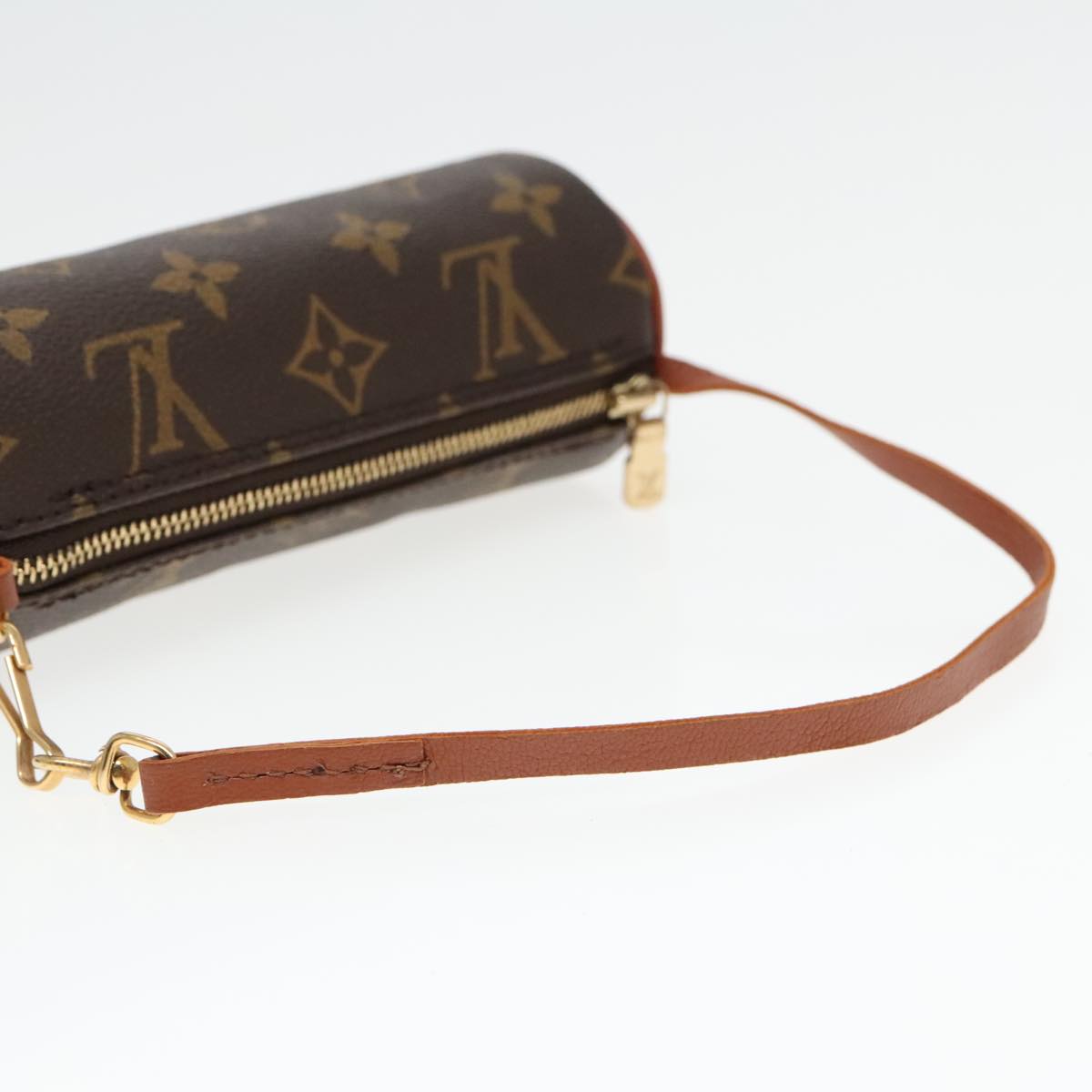 LOUIS VUITTON Monogram Papillon Pouch LV Auth 92905