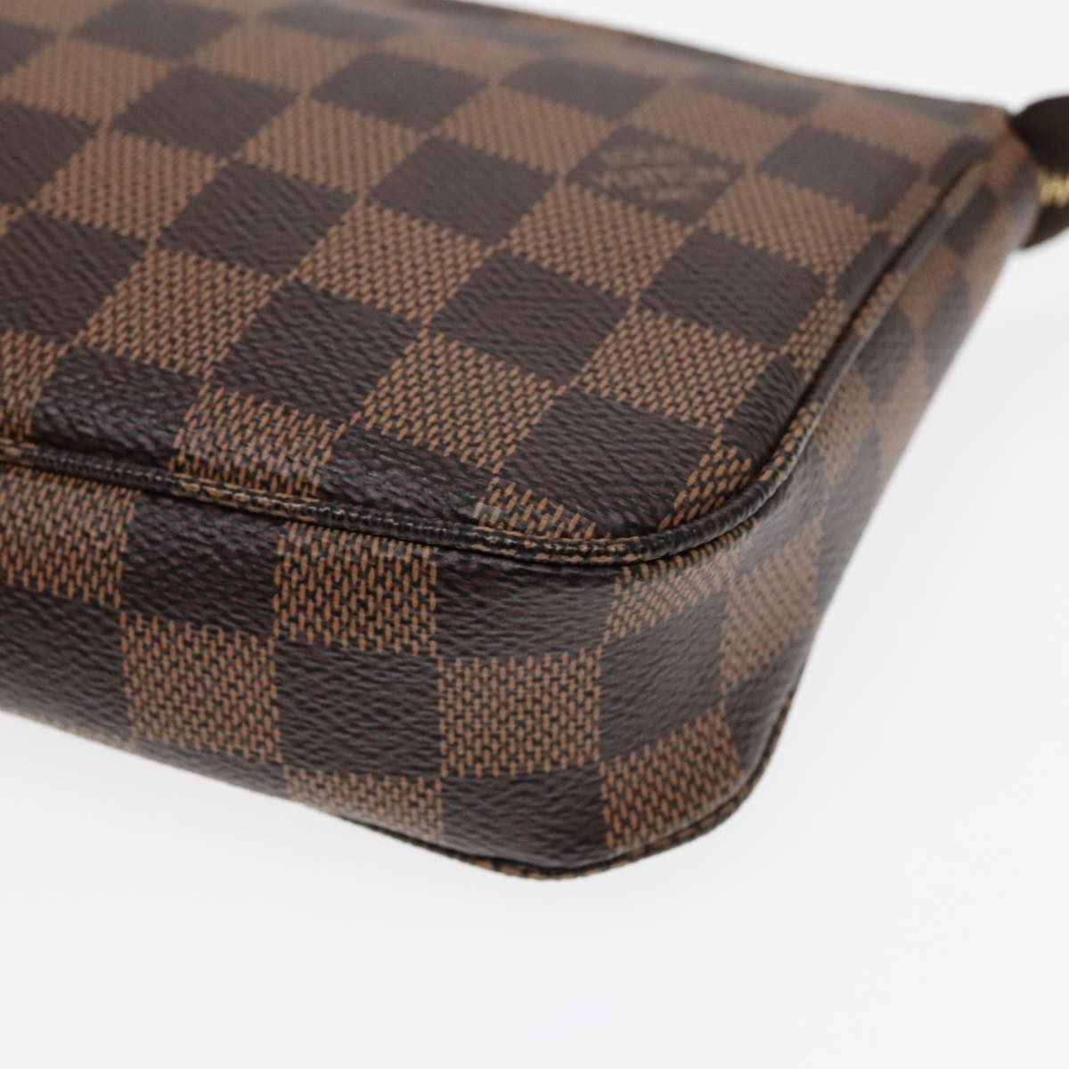 LOUIS VUITTON Damier Ebene Pochette Accessoires Pouch N41206 LV Auth 92985A