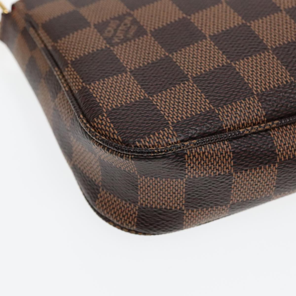 LOUIS VUITTON Damier Ebene Pochette Accessoires Pouch N41206 LV Auth 92985A