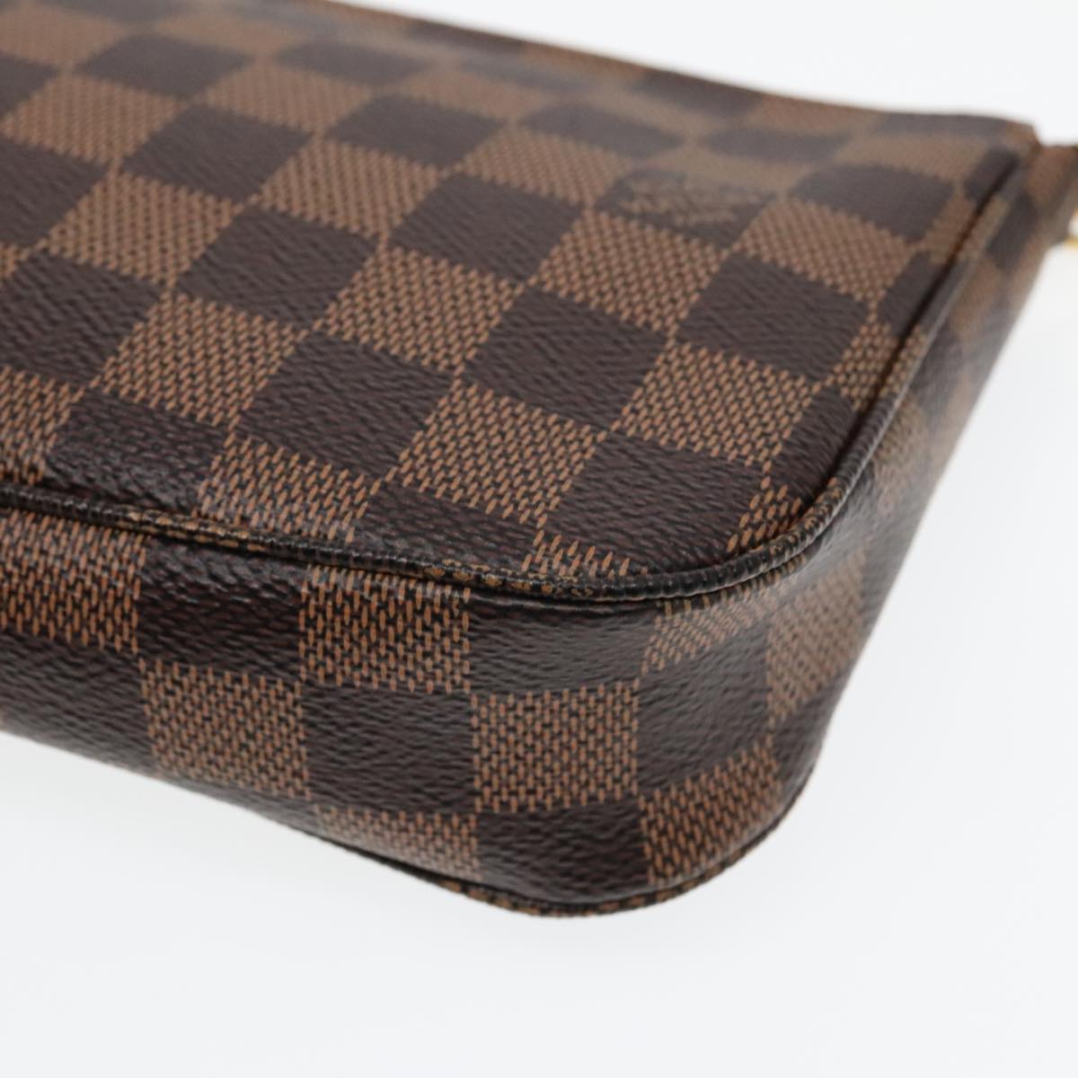 LOUIS VUITTON Damier Ebene Pochette Accessoires Pouch N41206 LV Auth 92985A