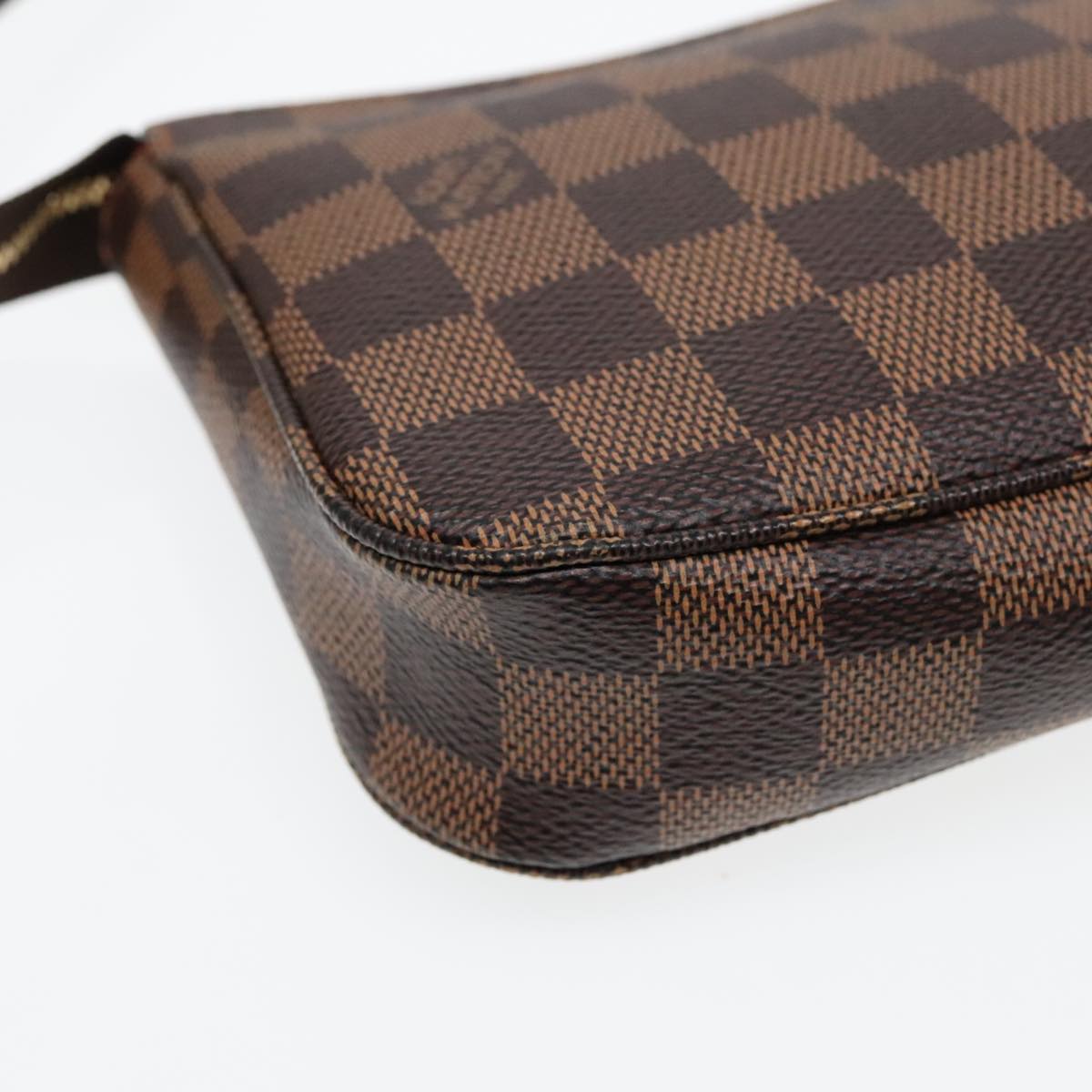 LOUIS VUITTON Damier Ebene Pochette Accessoires Pouch N41206 LV Auth 92985A