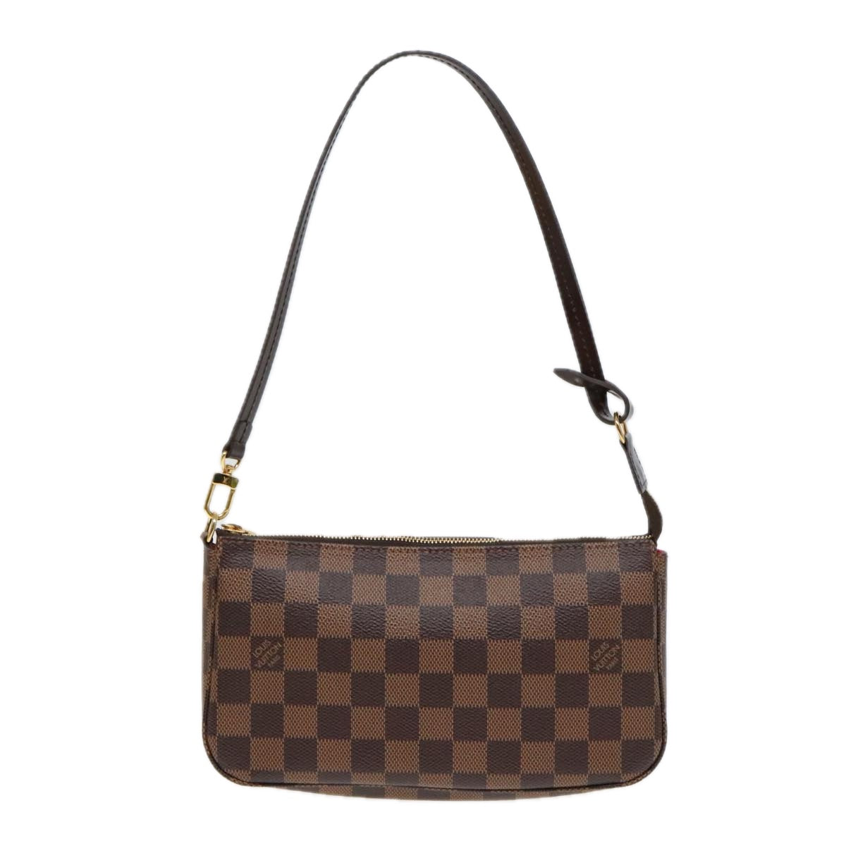 LOUIS VUITTON Damier Ebene Pochette Accessoires Pouch N41206 LV Auth 92985A