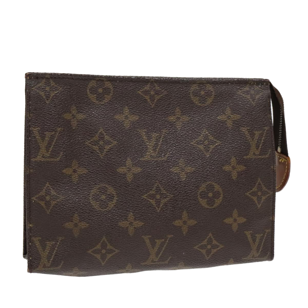 LOUIS VUITTON Monogram Poche Toilette 19 Pouch M47544 LV Auth 92991