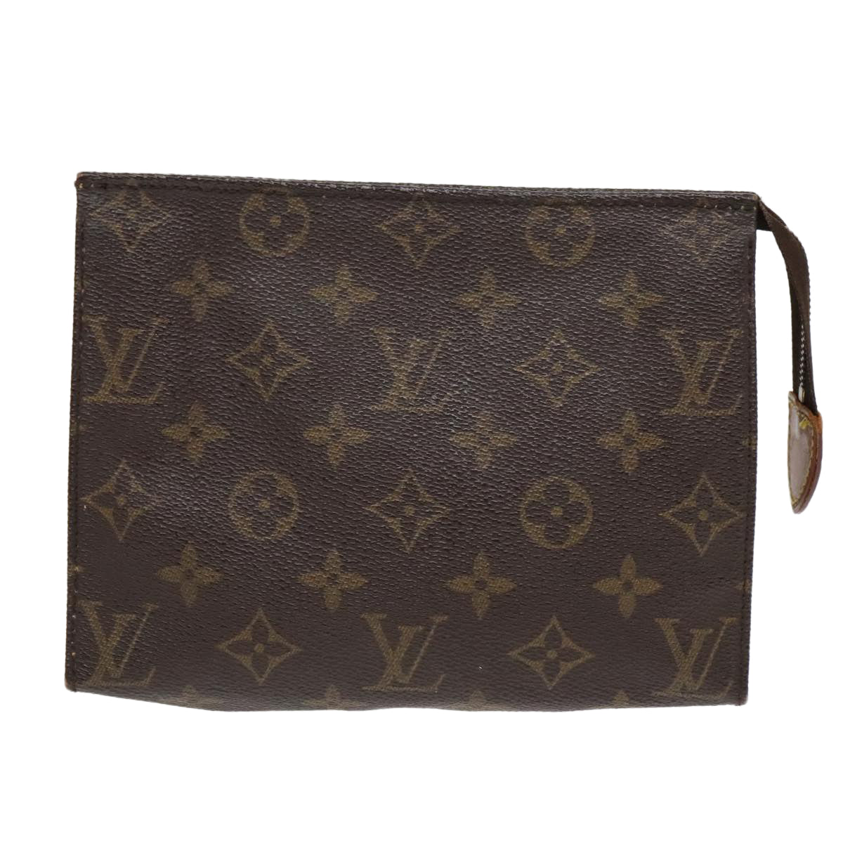 LOUIS VUITTON Monogram Poche Toilette 19 Pouch M47544 LV Auth 92991