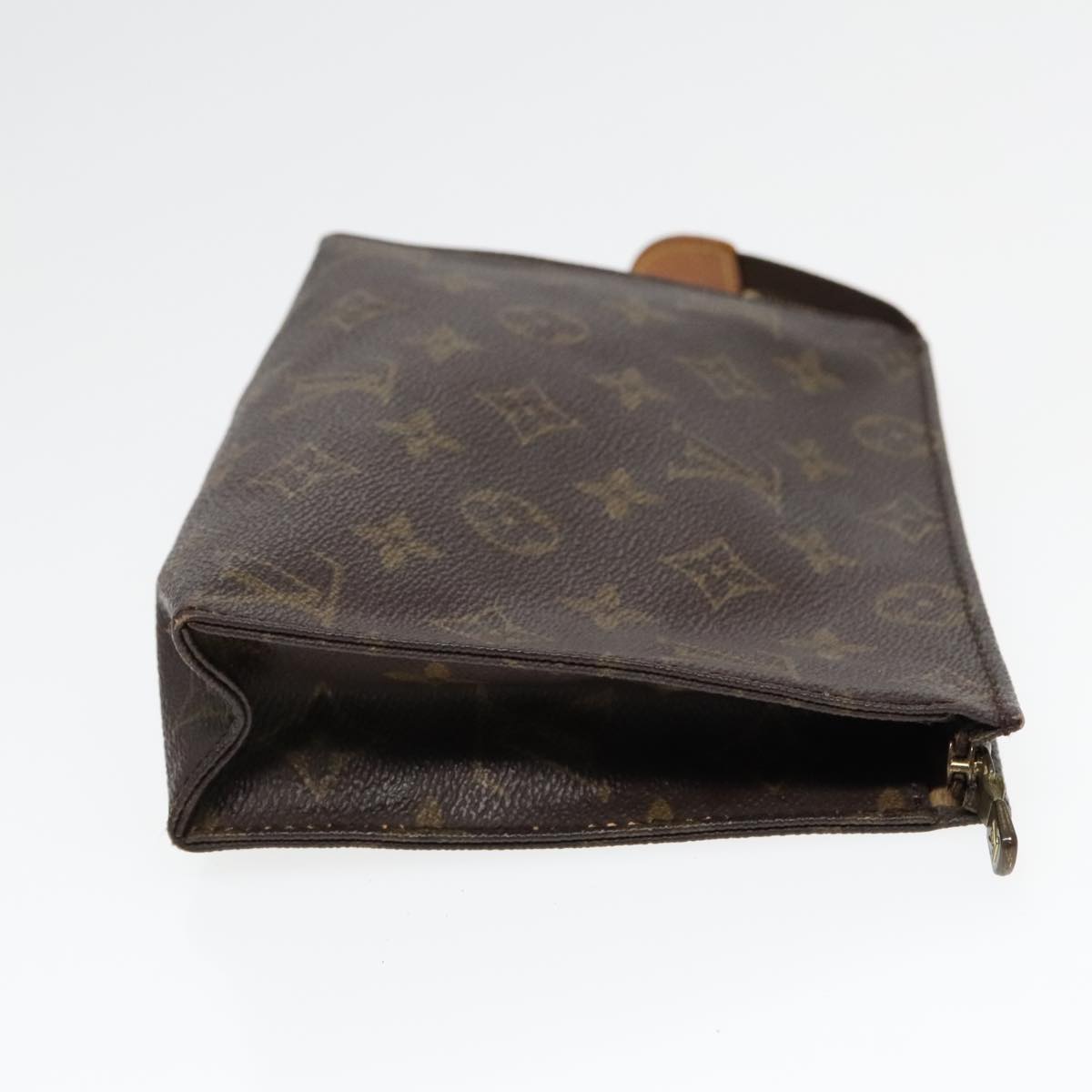 LOUIS VUITTON Monogram Poche Toilette 19 Pouch M47544 LV Auth 92991