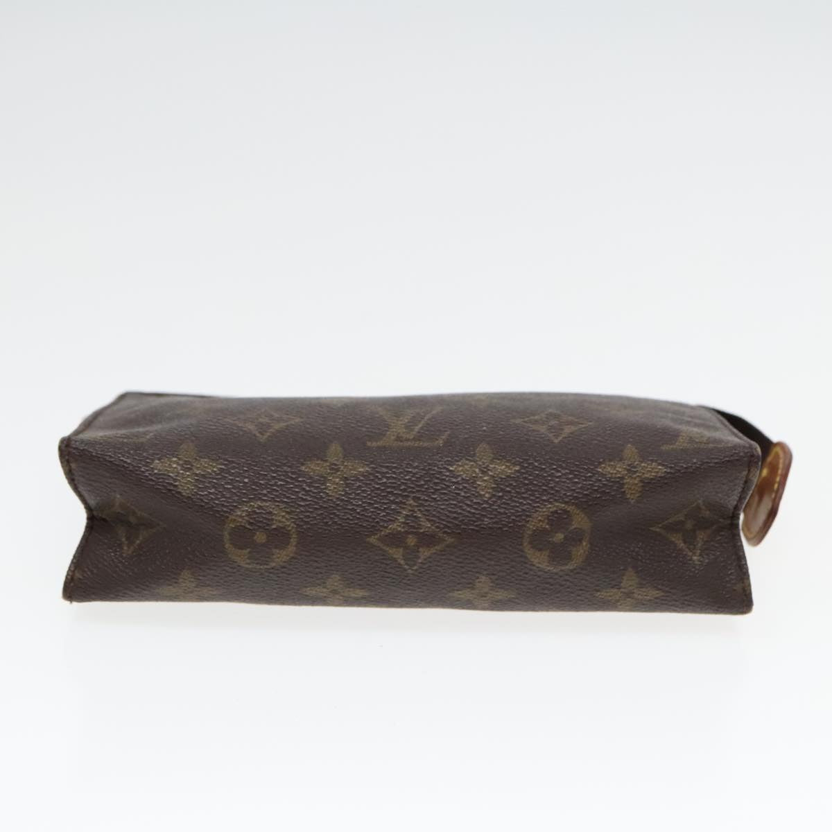 LOUIS VUITTON Monogram Poche Toilette 19 Pouch M47544 LV Auth 92991