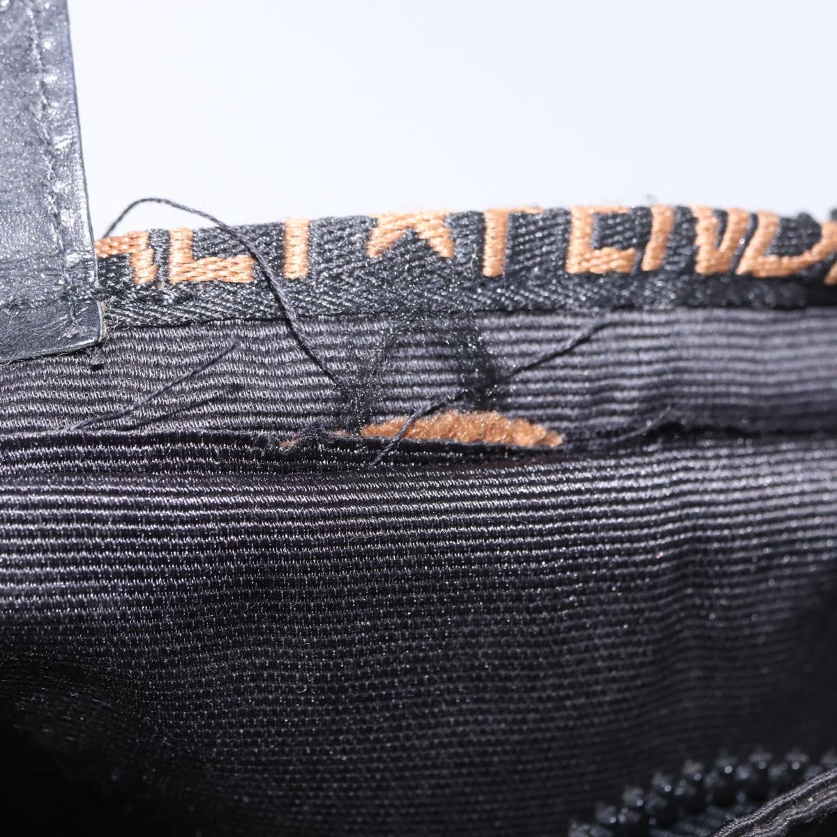 FENDI Hand Bag Black Auth 92994