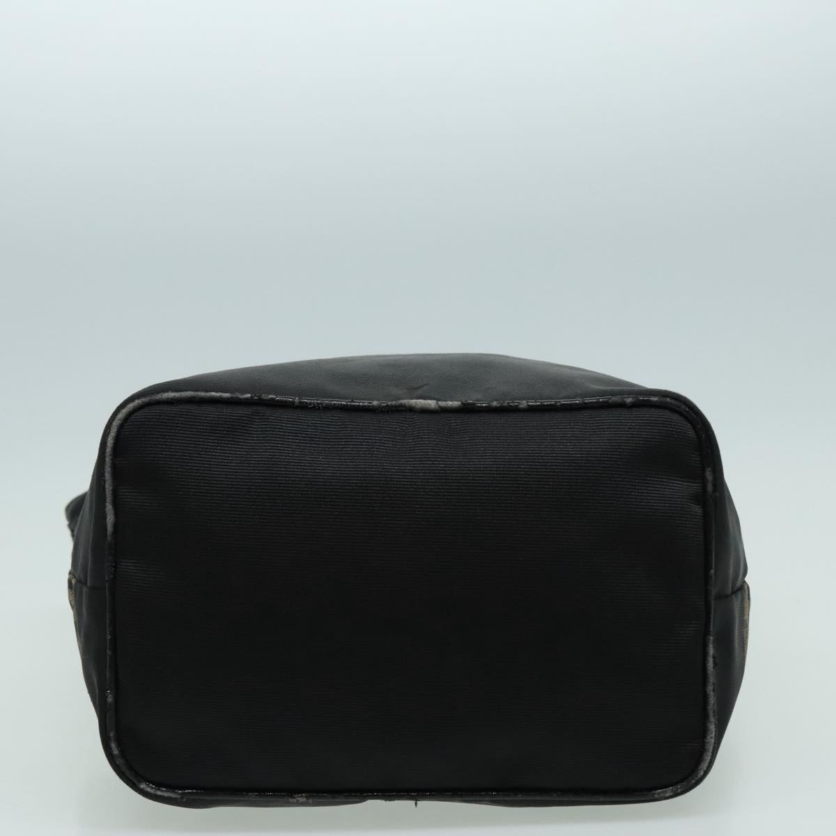 FENDI Hand Bag Nylon Black Auth 92994