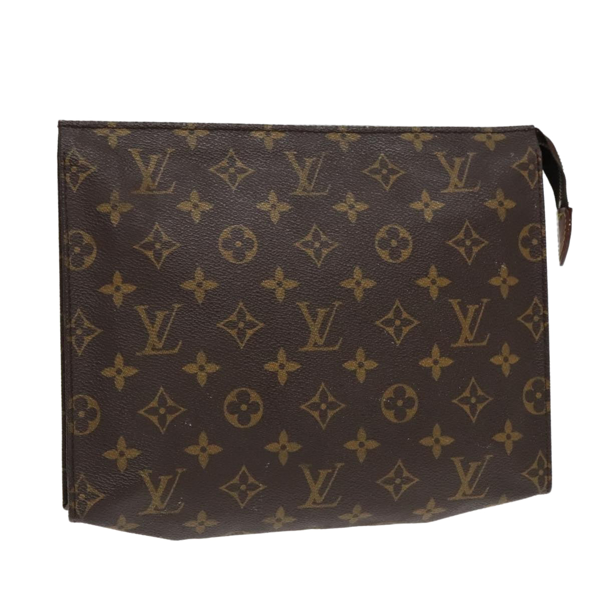 LOUIS VUITTON Monogram Poche Toilette 26 Pouch M47542 LV Auth 93003