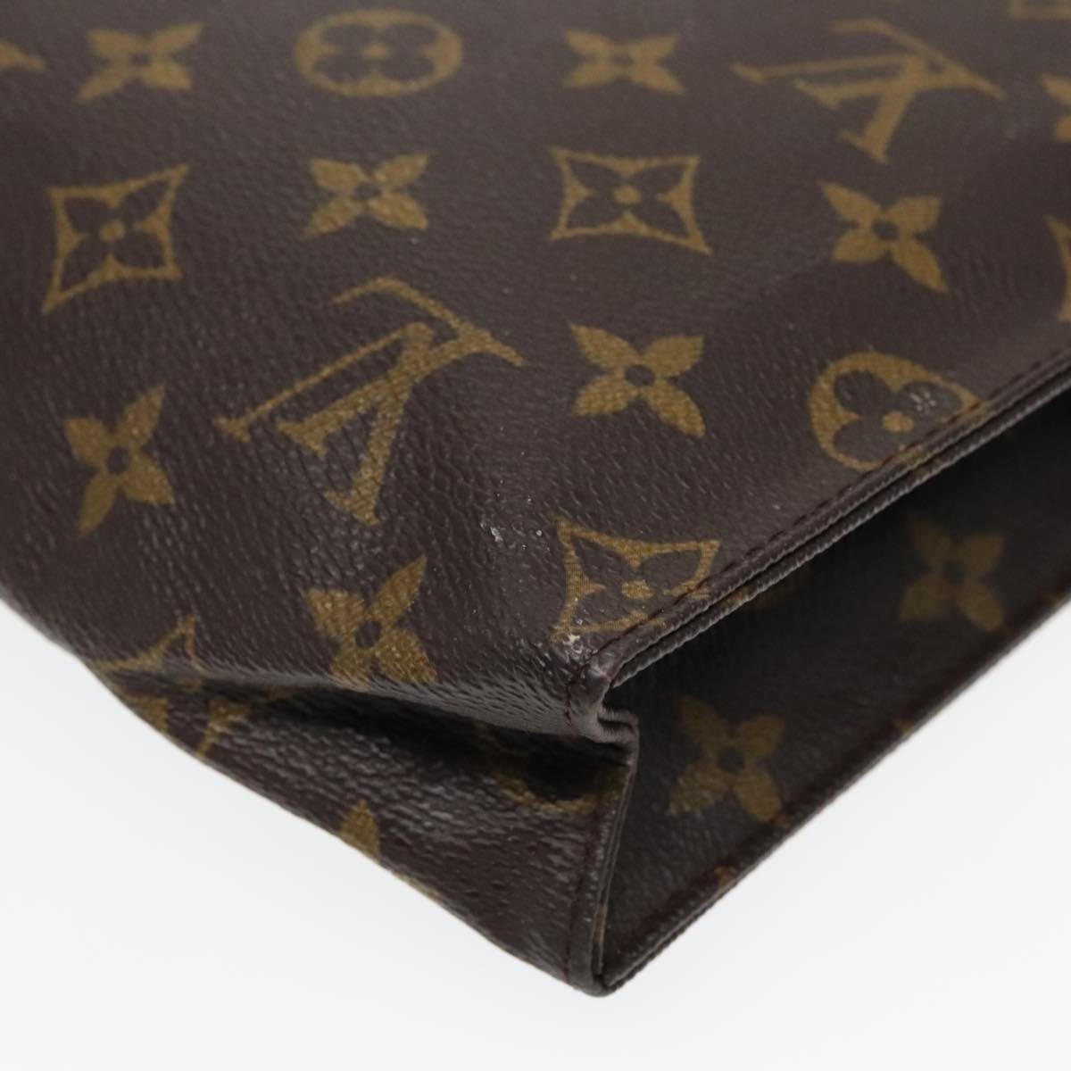 LOUIS VUITTON Monogram Poche Toilette 26 Pouch M47542 LV Auth 93003