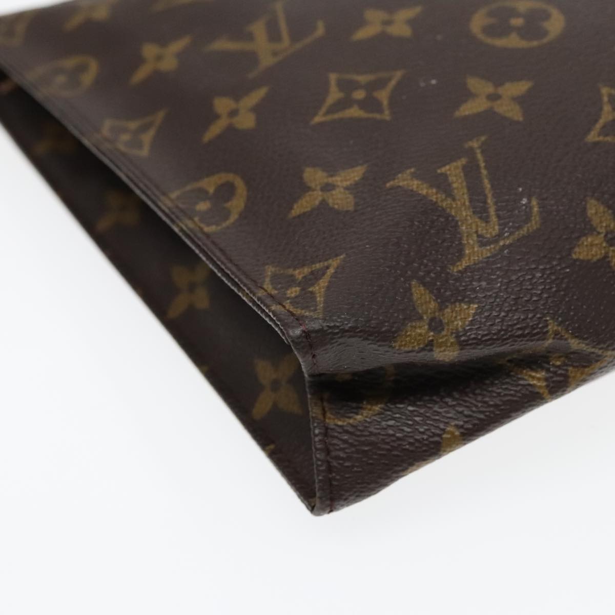 LOUIS VUITTON Monogram Poche Toilette 26 Pouch M47542 LV Auth 93003