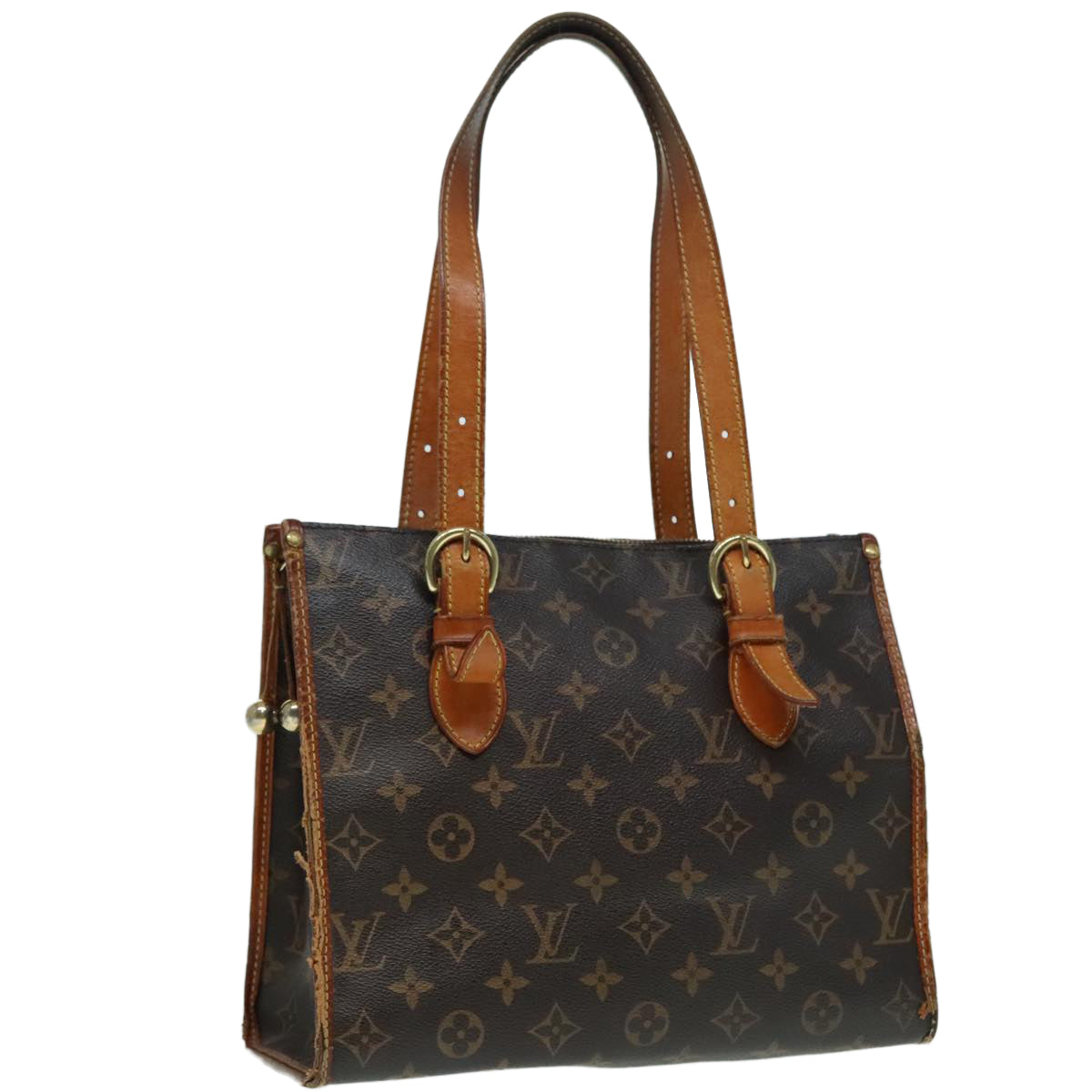 LOUIS VUITTON Monogram Popincourt Haut Hand Bag M40007 LV Auth 93036