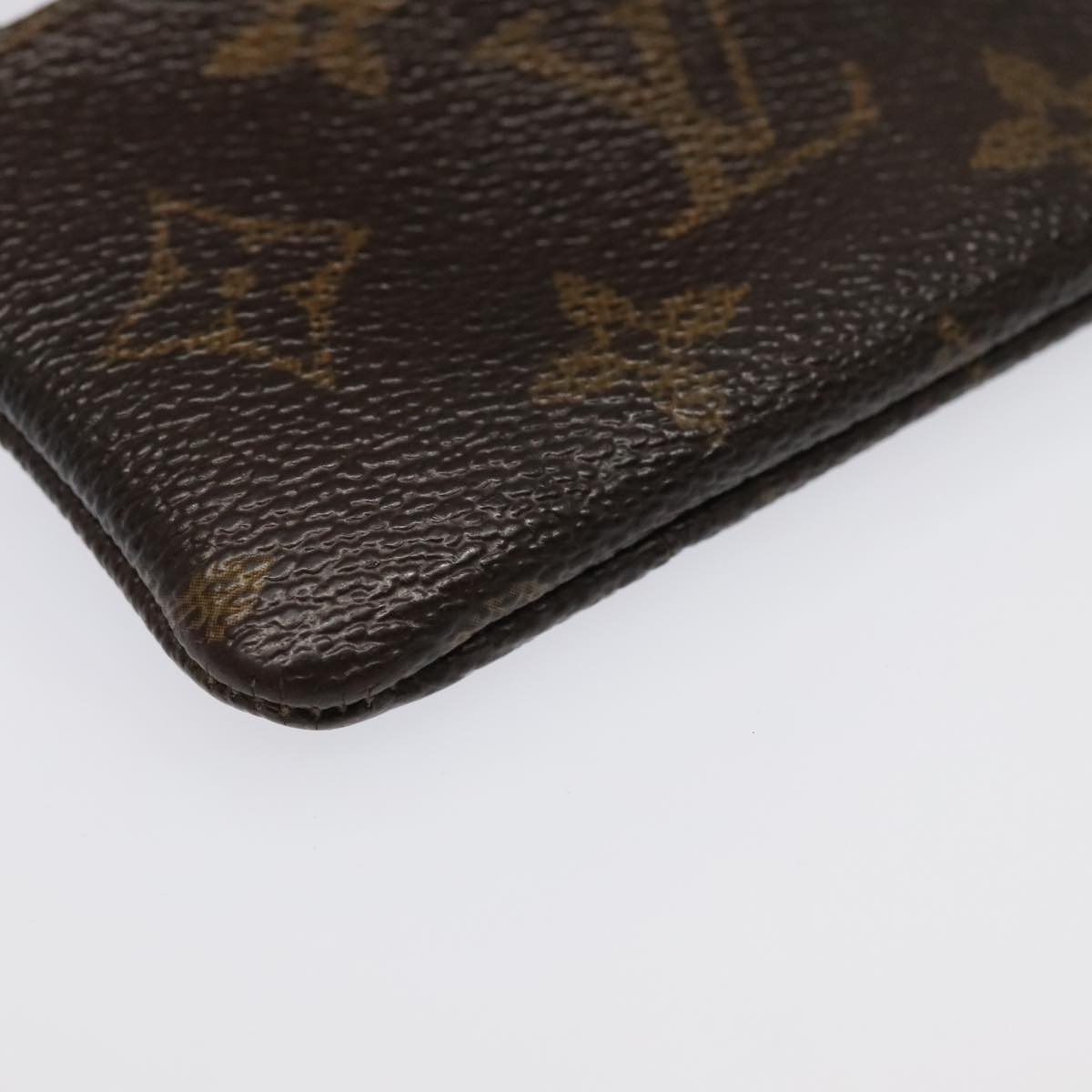 LOUIS VUITTON Monogram Pochette Cles Coin Purse M62650 LV Auth 93038