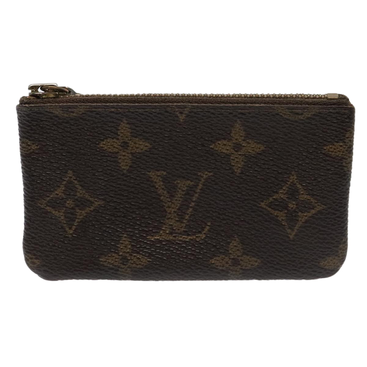 LOUIS VUITTON Monogram Pochette Cles Coin Purse M62650 LV Auth 93038