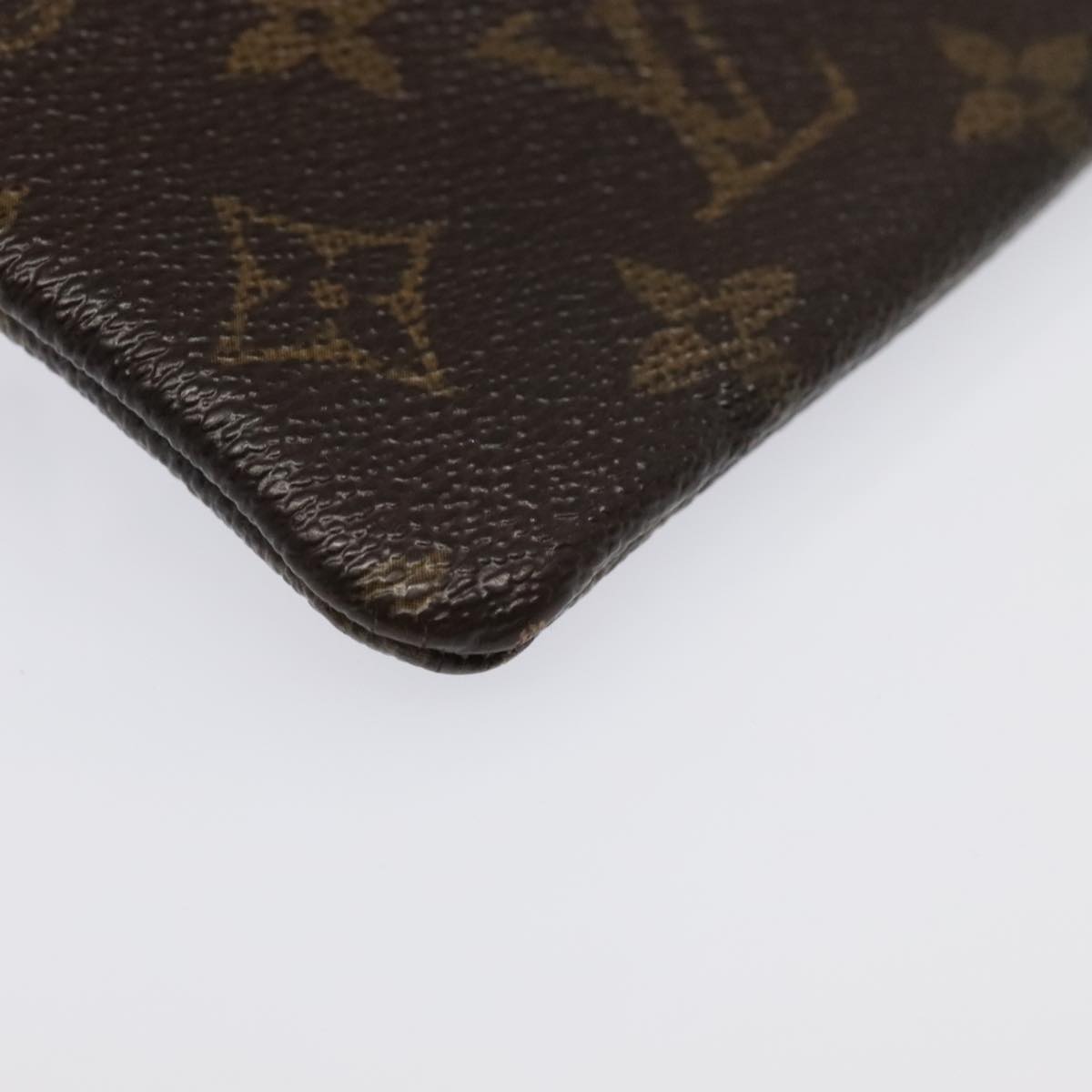 LOUIS VUITTON Monogram Pochette Cles Coin Purse M62650 LV Auth 93038