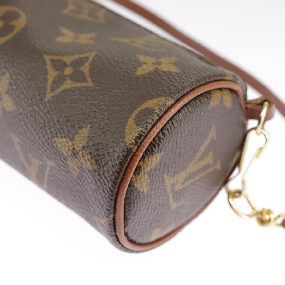 LOUIS VUITTON Monogram Papillon Pouch LV Auth 93062