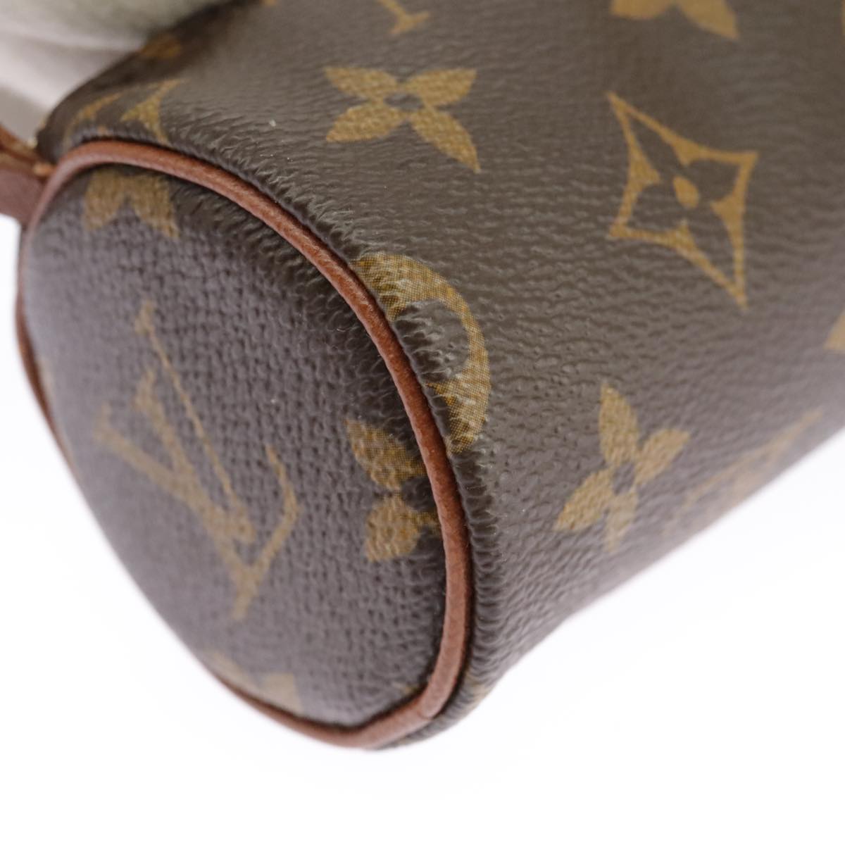 LOUIS VUITTON Monogram Papillon Pouch LV Auth 93062