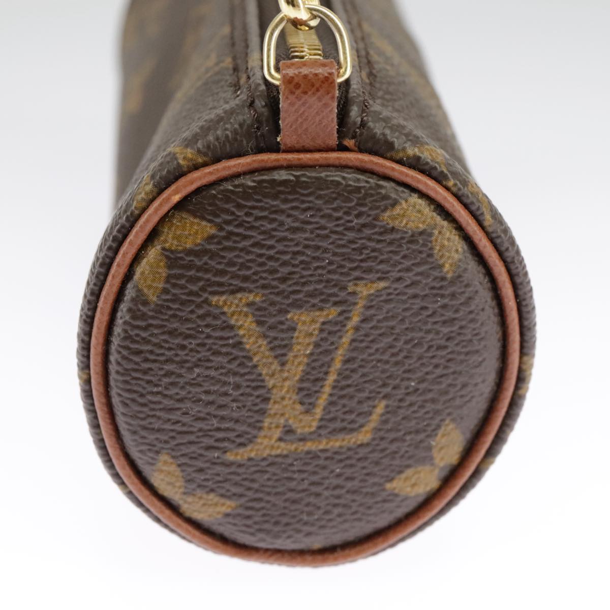 LOUIS VUITTON Monogram Papillon Pouch LV Auth 93062