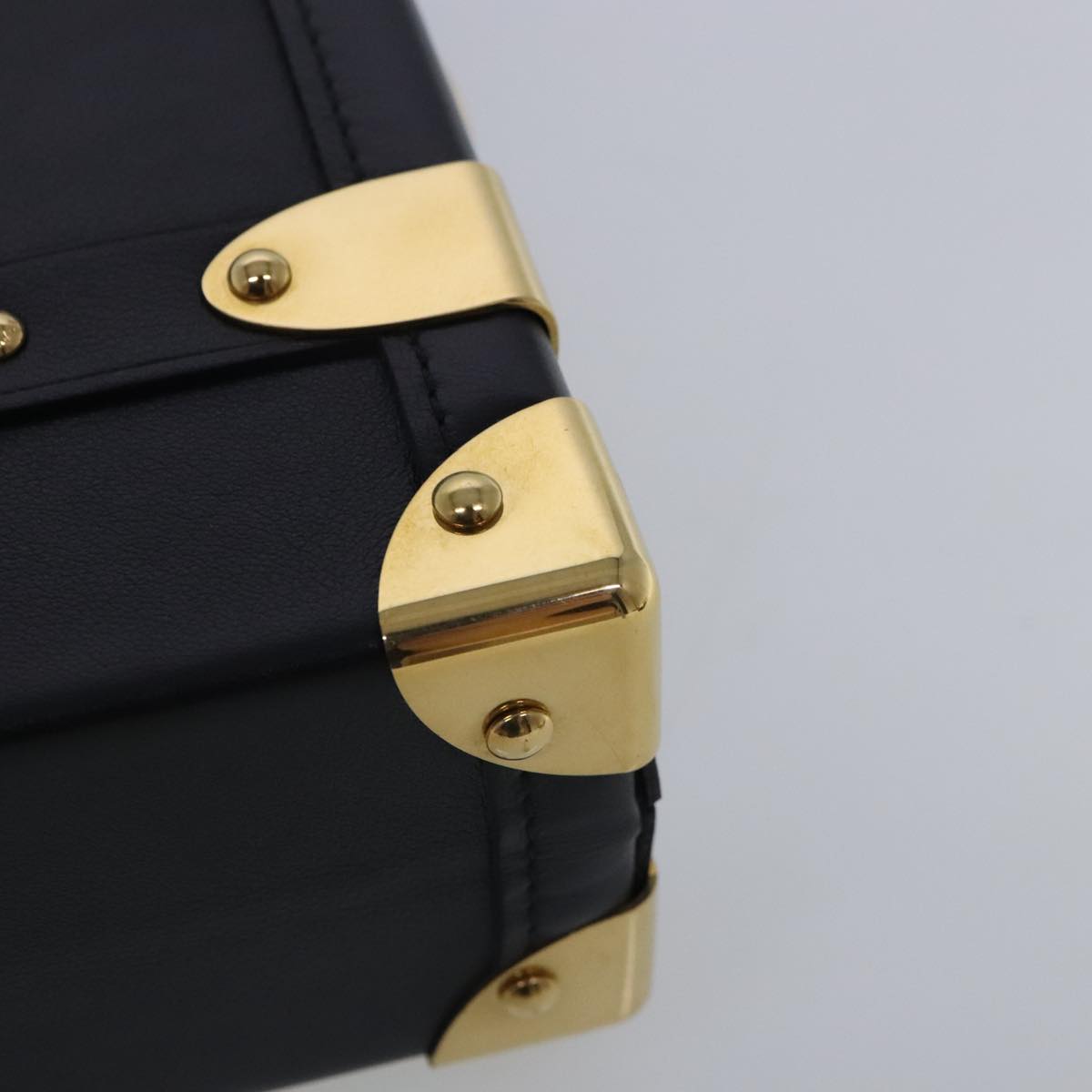 LOUIS VUITTON Petite Mar Shoulder Bag Leather Black M599990 LV Auth 93085SM