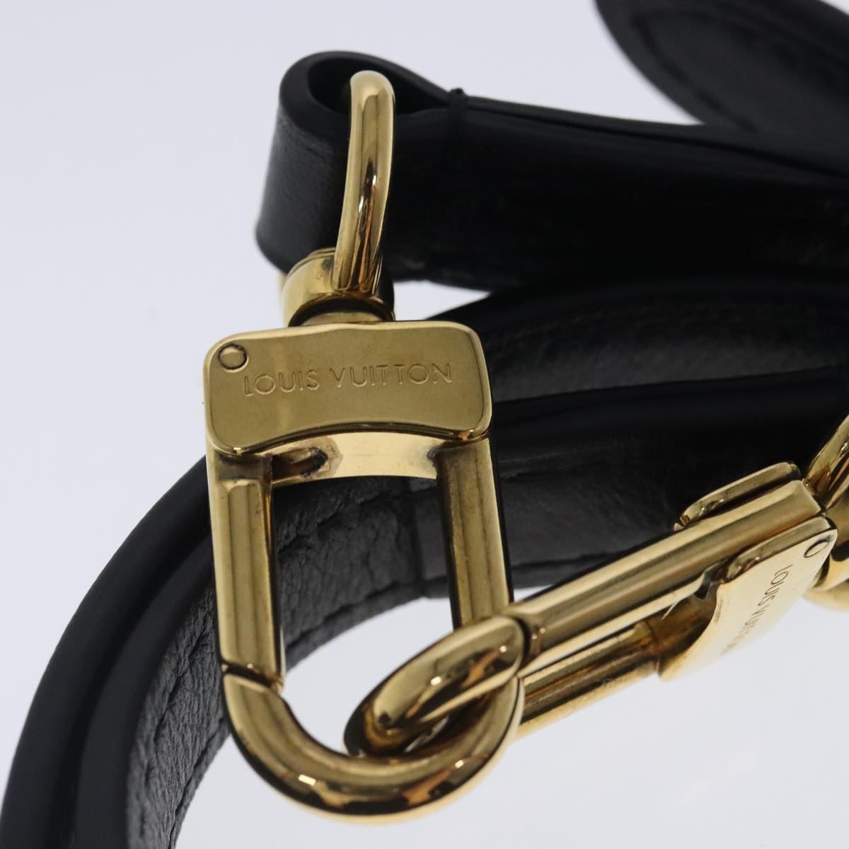 LOUIS VUITTON Petite Mar Shoulder Bag Leather Black M599990 LV Auth 93085SM